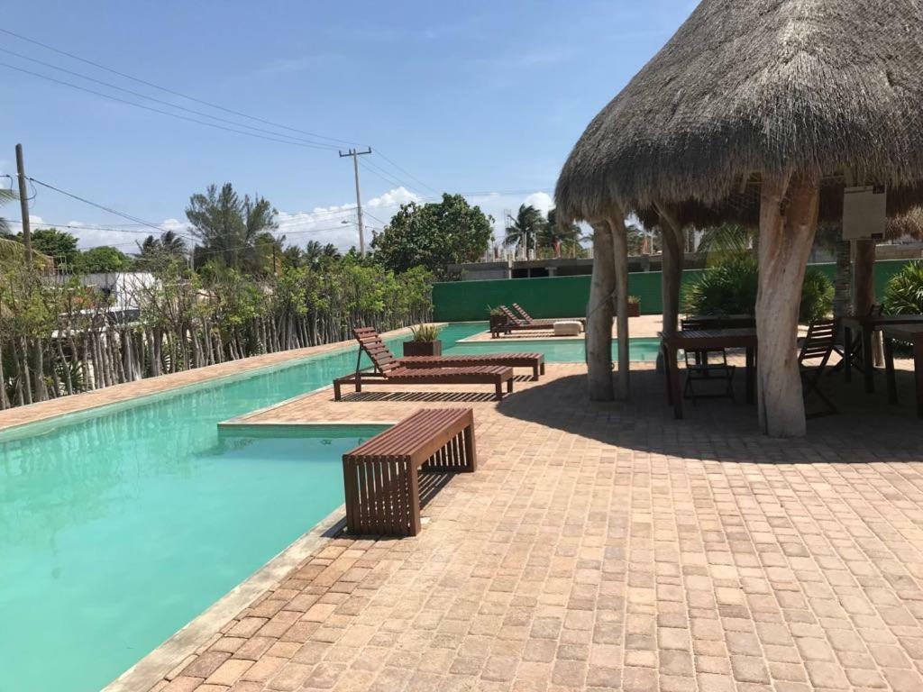Playa Chaca Appartement Progreso  Buitenkant foto